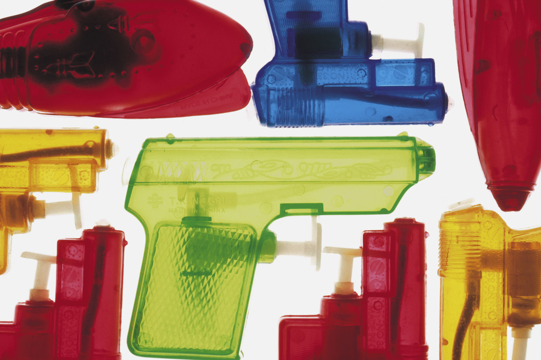 3. Squirt gun or spray bottle